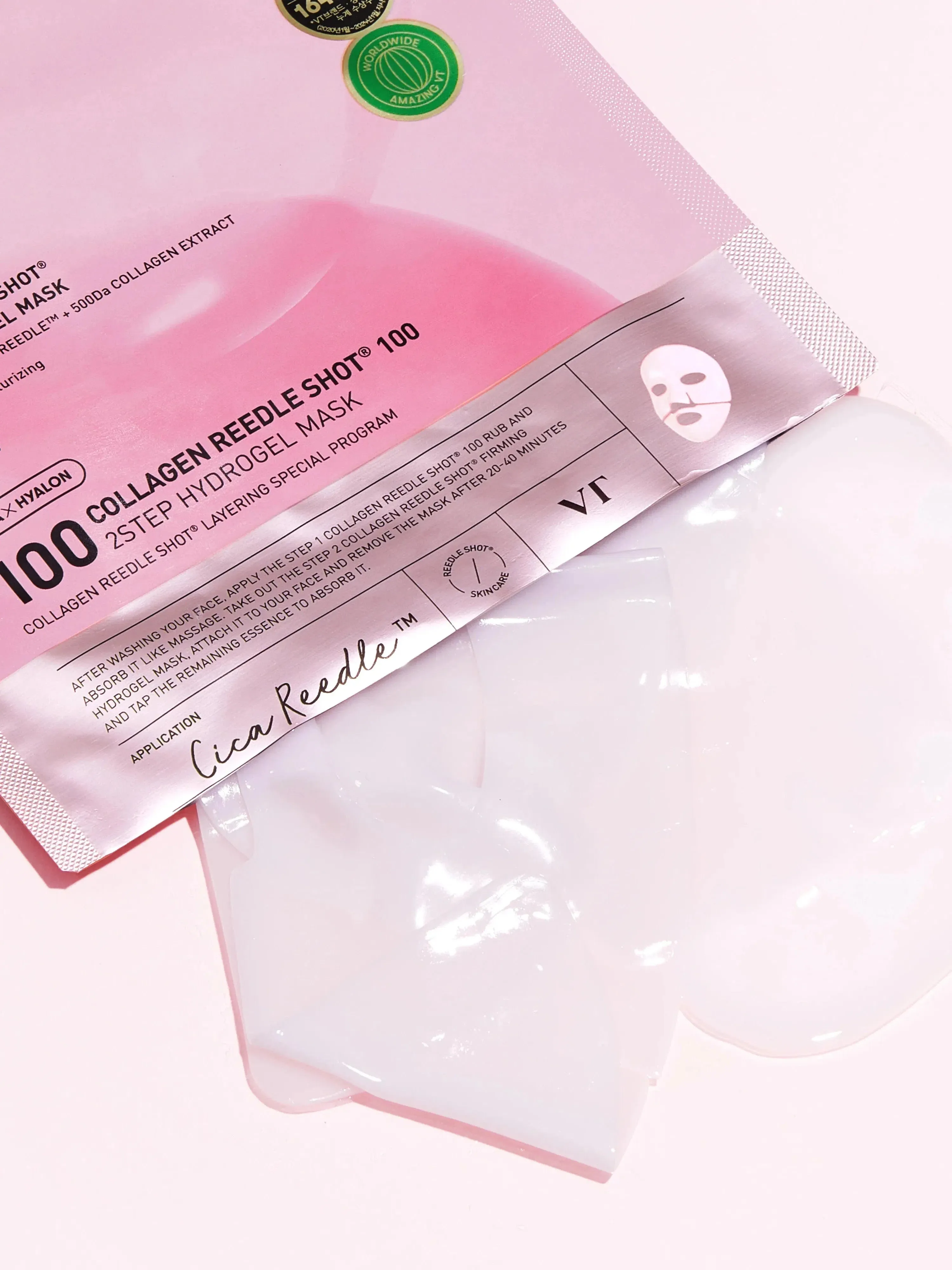 ** BOGO ** VT Collagen Reedle Shot 100 2-Step HYDROGEL MASK