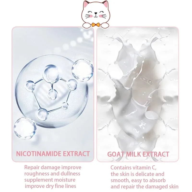 1 Pair Moisturizing Goat Milk Hand Mask Nourishing Exfoliating Hand Mask