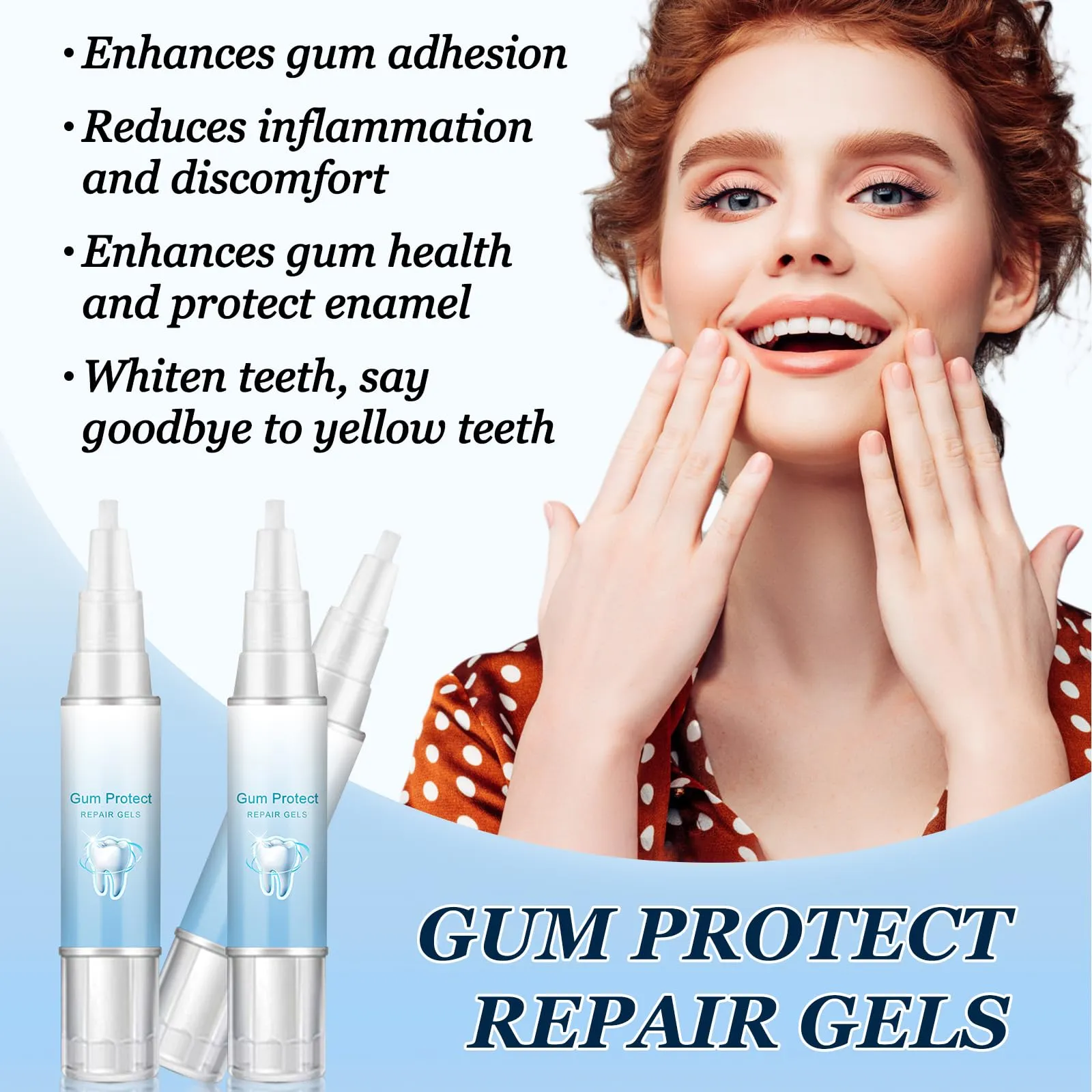 2024 Neslemy™ Gum Shield Therapy Gel, Neslemy Gum Gel, Dentizen Gum Therapy Gel,Gum Instant Treatment Gel,Tooth Whitening Pen Deep Cleaning Stains and Tartar Oral Care(3Pcs)