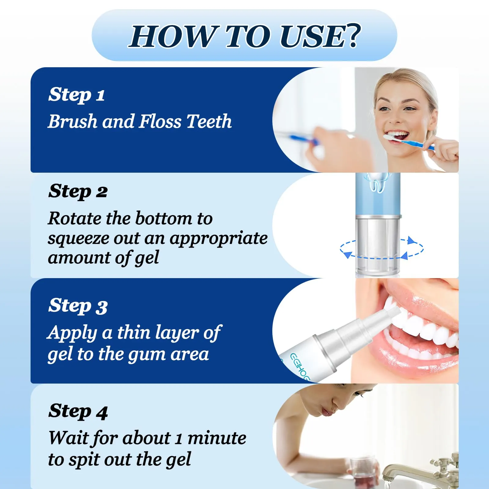 2024 Neslemy™ Gum Shield Therapy Gel, Neslemy Gum Gel, Dentizen Gum Therapy Gel,Gum Instant Treatment Gel,Tooth Whitening Pen Deep Cleaning Stains and Tartar Oral Care(3Pcs)