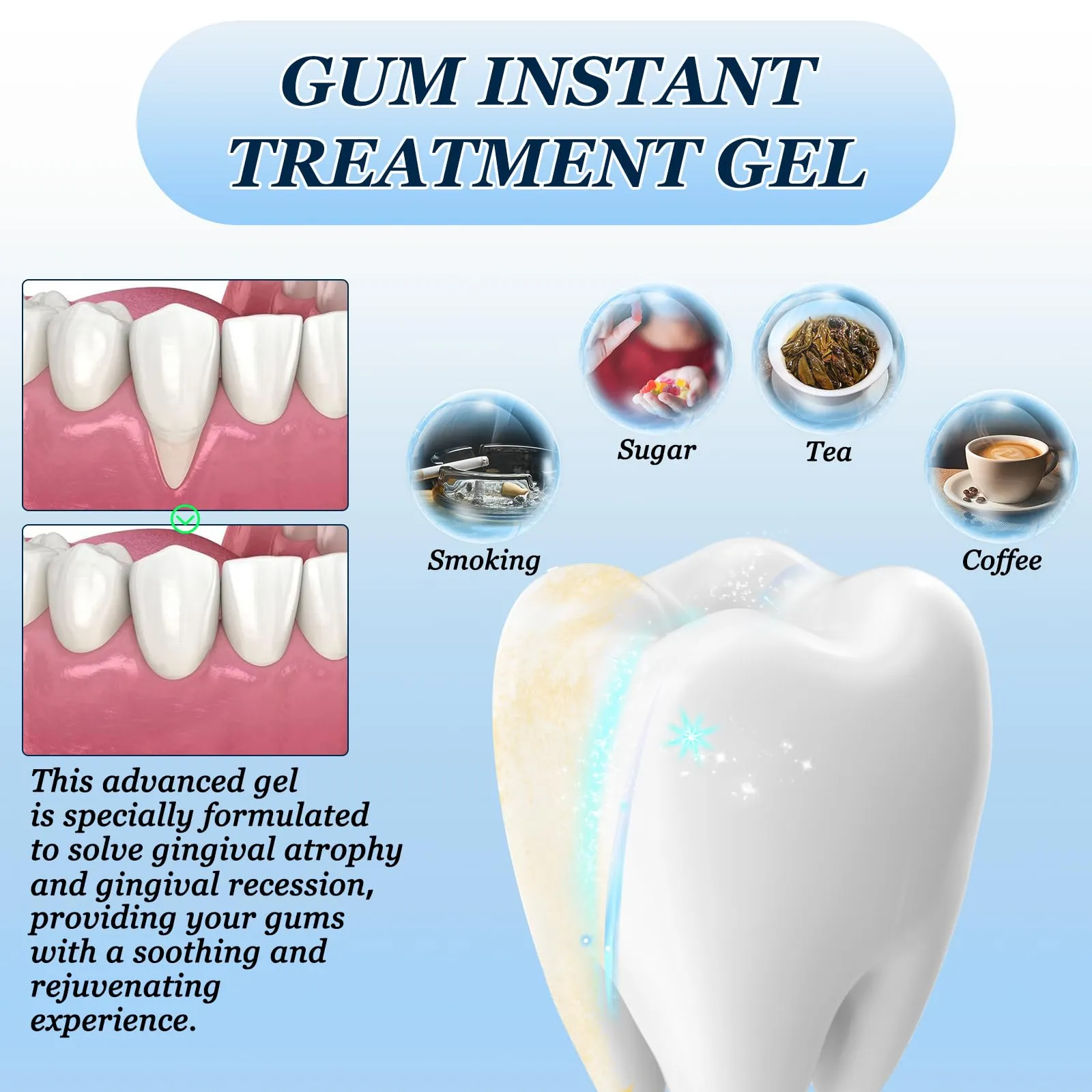 2024 Neslemy™ Gum Shield Therapy Gel, Neslemy Gum Gel, Dentizen Gum Therapy Gel,Gum Instant Treatment Gel,Tooth Whitening Pen Deep Cleaning Stains and Tartar Oral Care(3Pcs)