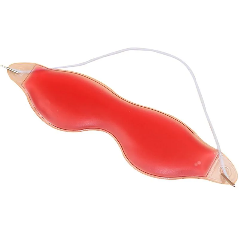 2Pcs red Relieve eye fatigue and dark circles Essential Sleeping Ice Gel Eye Masks AZ20461