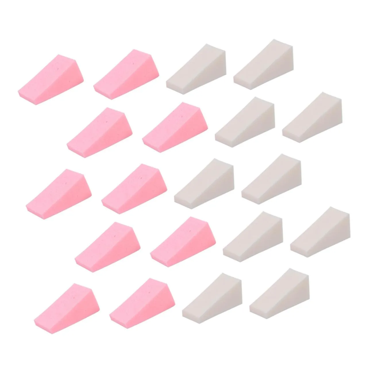 30pcs Makeup Powder Puff Cosmetic Sponges for Wet Dry Use for Home Salon for Foundation Face Powder Application