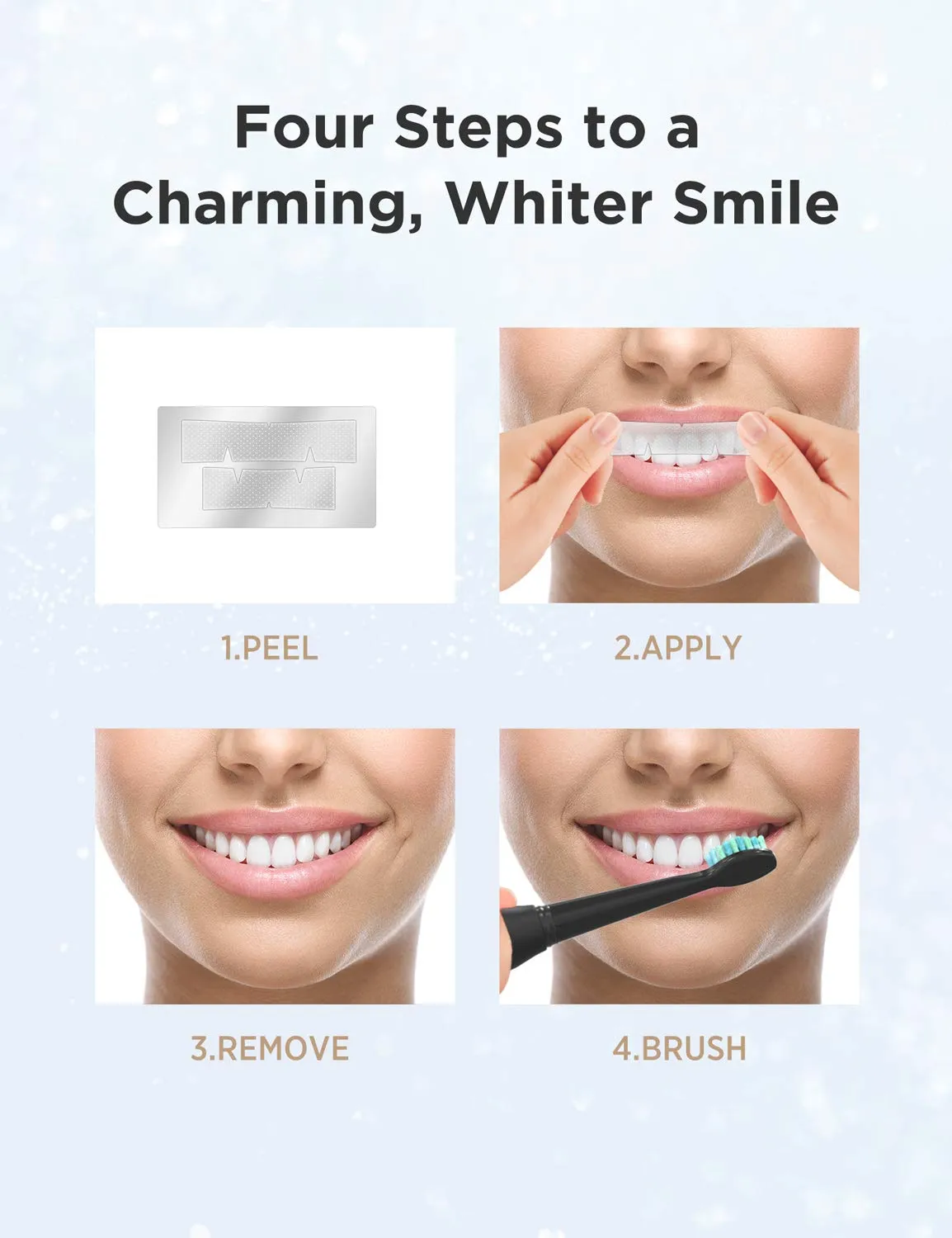 341 Teeth Whitening Strips Professional Kit 14 Pcs