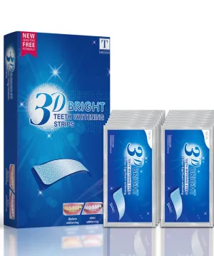 3D Teeth Whitening Strips 28 Pcs -Non Sensitive- Mint Flavor-Teeth Whitening Kit Advanced Teeth Whitener Strips Whitening Teeth Tooth Whitening Strips for White Teeth