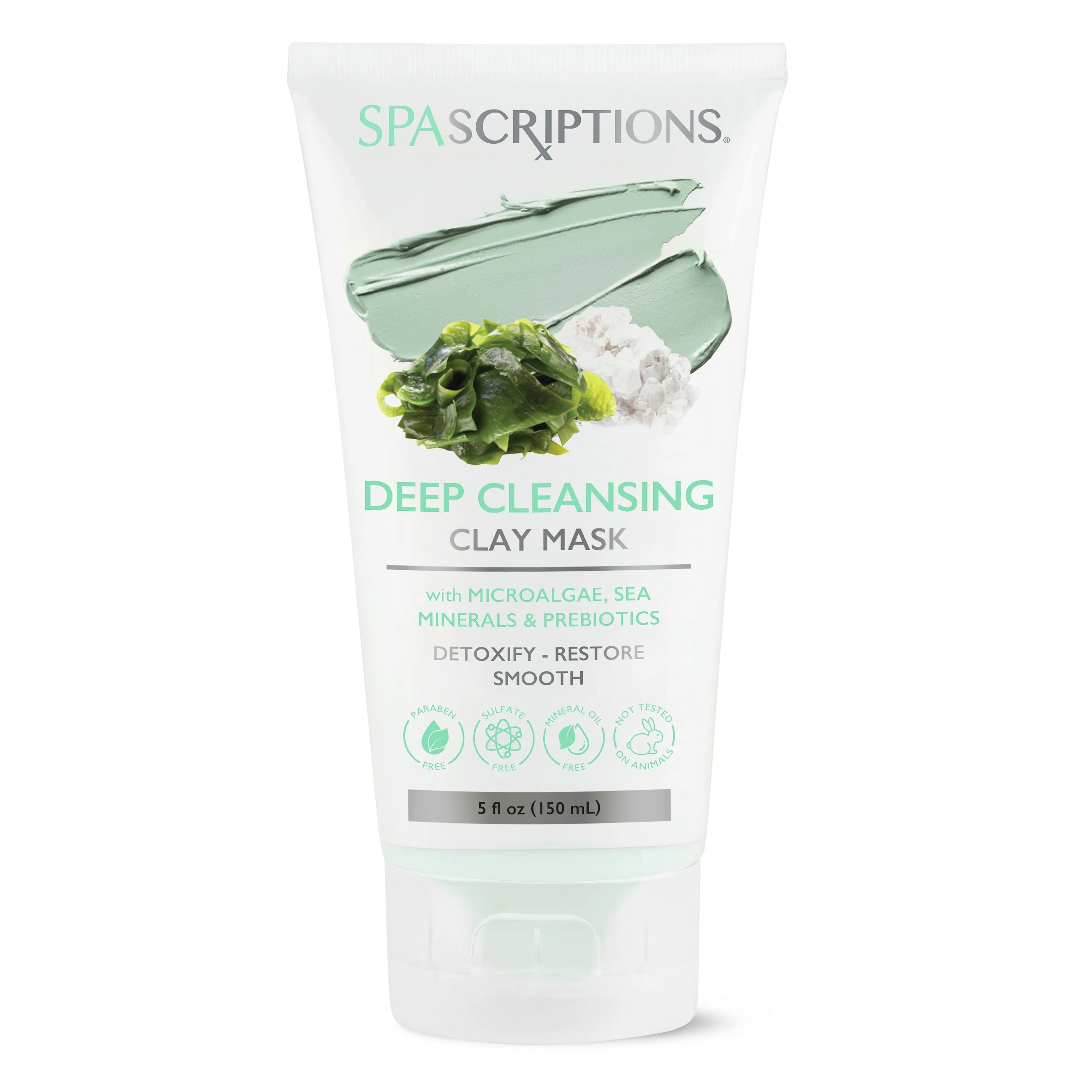 4-Pack: Spascriptions Clay, Cream and Peel-Off Masks