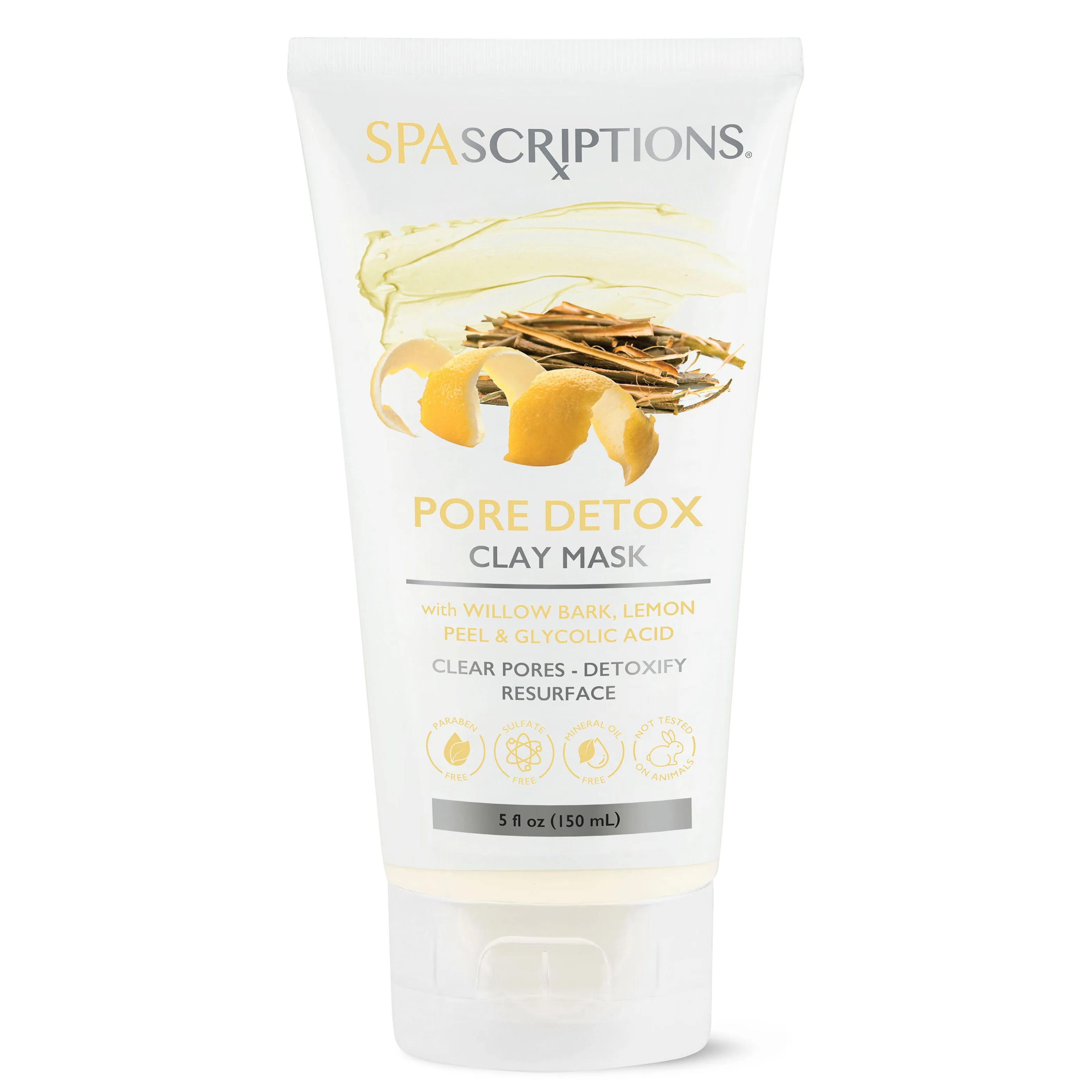 4-Pack: Spascriptions Clay, Cream and Peel-Off Masks
