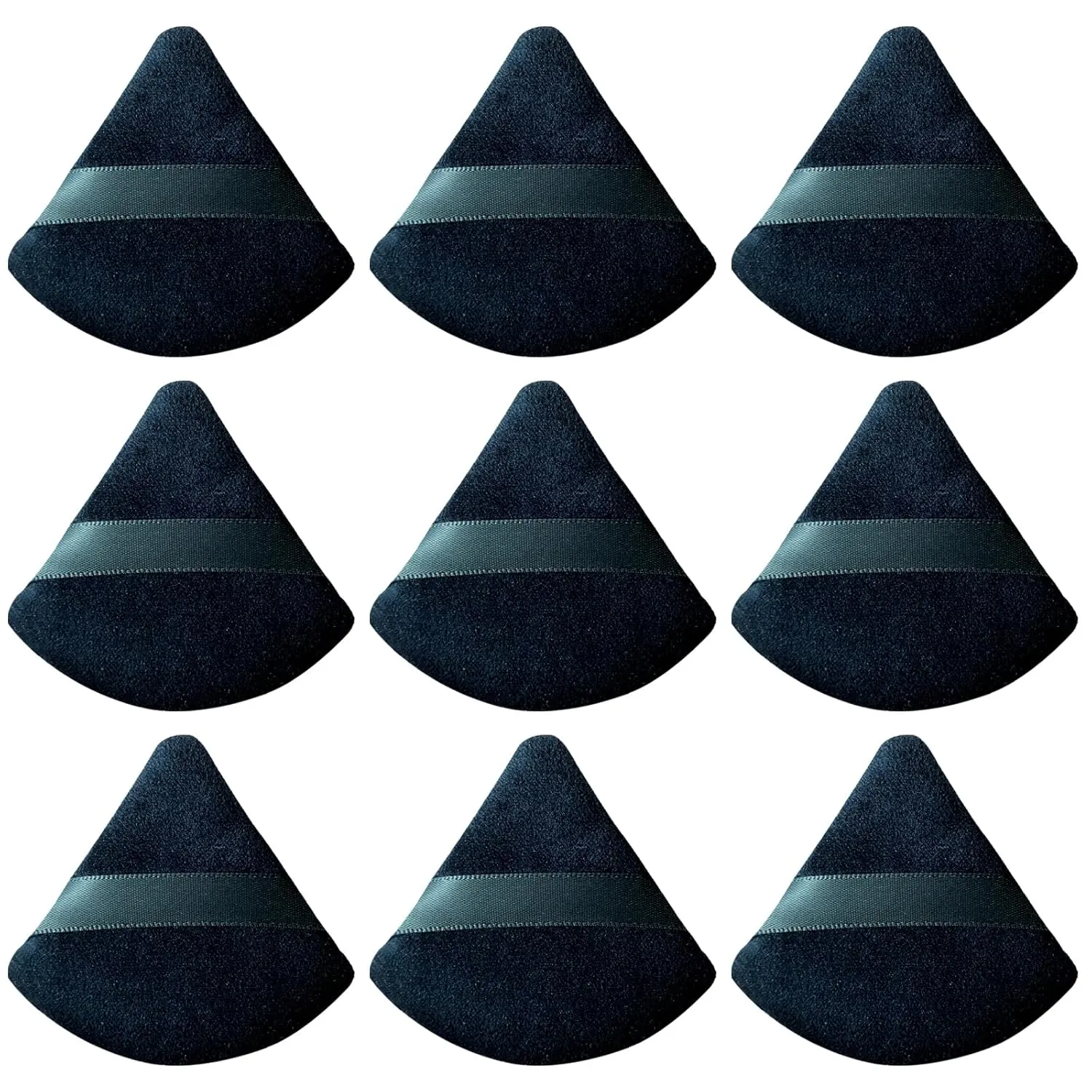 9 pcs Powder Puff Face Makeup Sponge:Powder Puff Face Triangle for Loose Powder Cosmetic Foundation Beauty Blender makeup puff