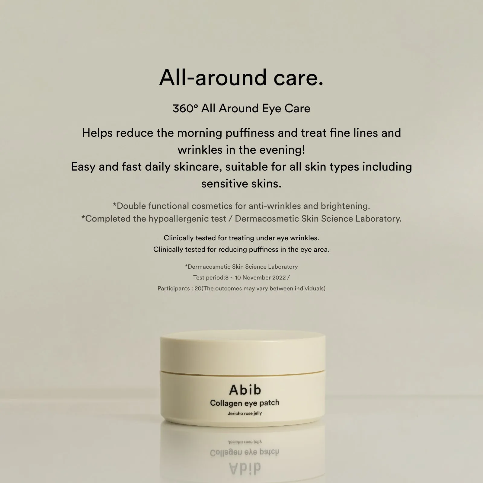 Abib Collagen Eye Patch Jericho Rose Jelly 60pcs