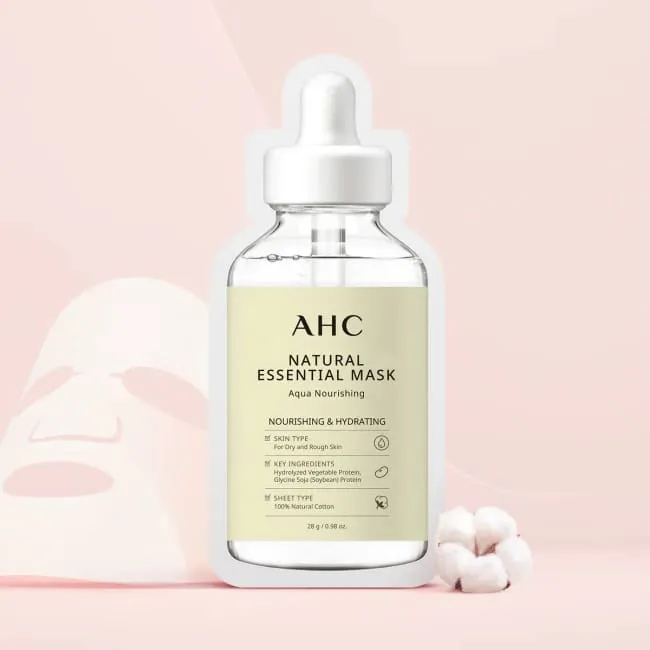 AHC Natural Essential Mask Aqua Nourishing - 5 Pack