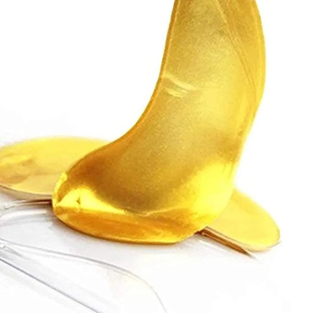 AICHUN BEAUTY 10/20/30/40/100 Pairs Crystal 24K Gold Powder Gel Collagen Eye Mask Sheet Patch, Anti Ageing, Remove Bags, Dark Circles & Puffiness, Skincare, Anti Wrinkle, Moisturising (20)