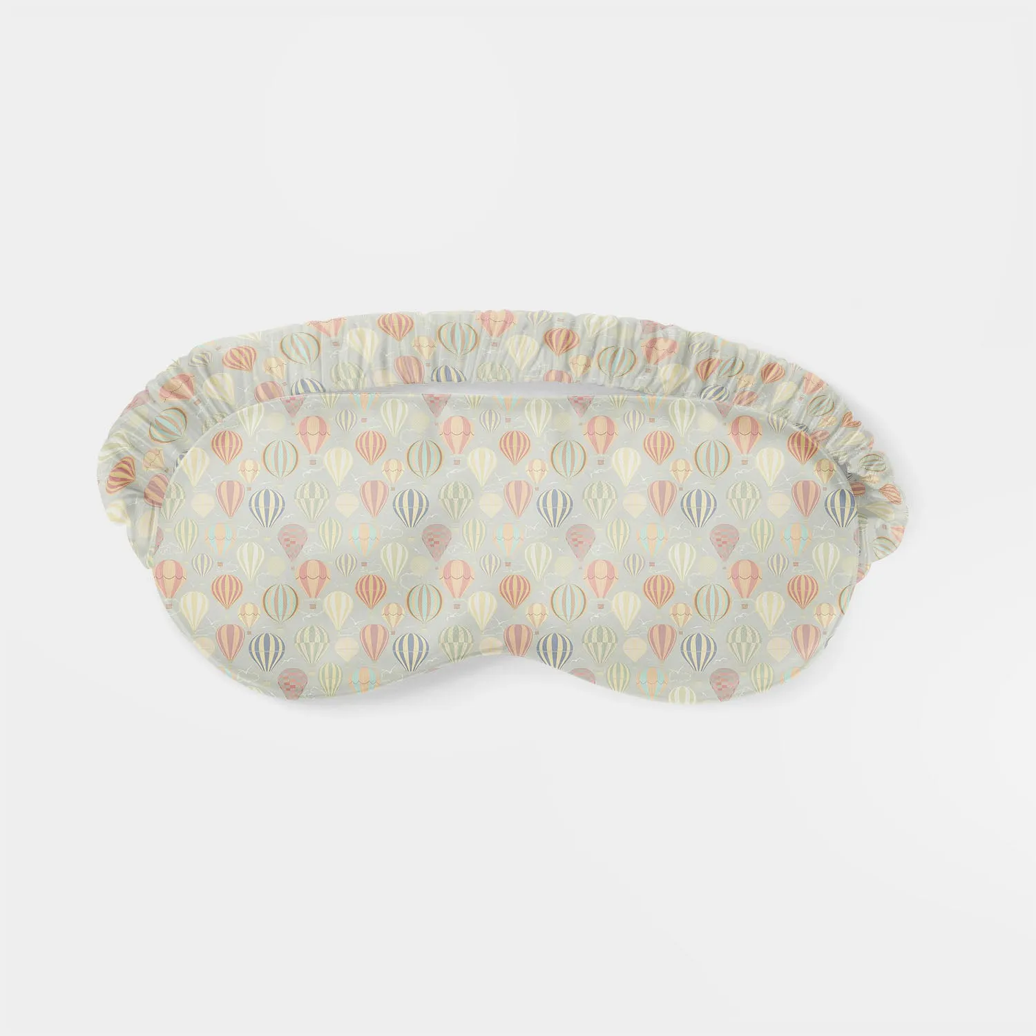 Air Balloons Sleeping Eye Pad Blackout Eye Cover | Soft Anti-Allergic Eco-Friendly Natural Mulberry Silk Fabric