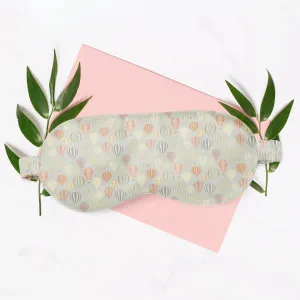 Air Balloons Sleeping Eye Pad Blackout Eye Cover | Soft Anti-Allergic Eco-Friendly Natural Mulberry Silk Fabric