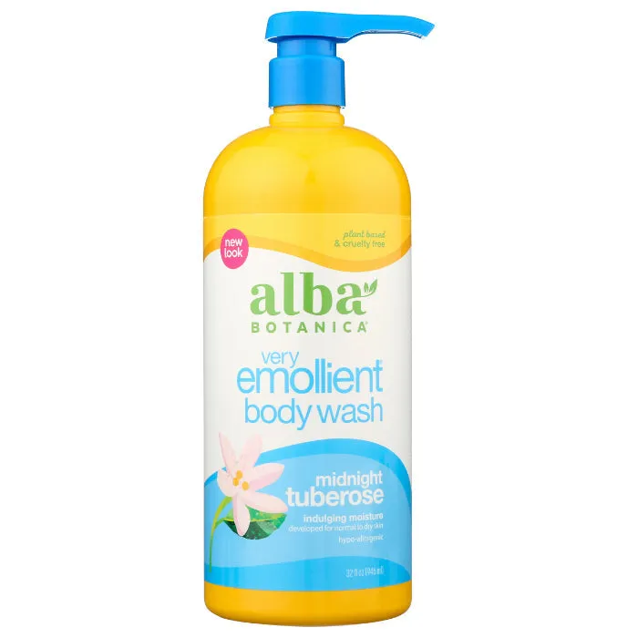 Alba Botanica - Shower Gel Midnight Tuberose, 32 Oz (Pack of 1)