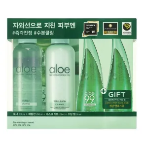 Aloe Moisture Soothing Set zestaw kosmetyków do cery wymagającej intensywnego nawilżenia