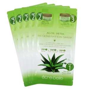 Aloe Vera Regeneration Mask 3-Step-Facecare-Set ( 1 Pack including 5 pieces)