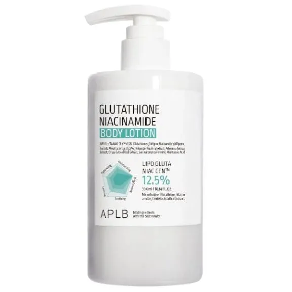 APLB, Lotion Corporelle Glutathione Niacinamide, 300ml