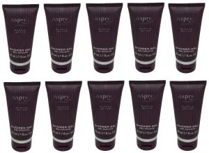 Asprey Purple Water Shower Gel lot of 10 each 1.7oz bottles. Total of 17oz
