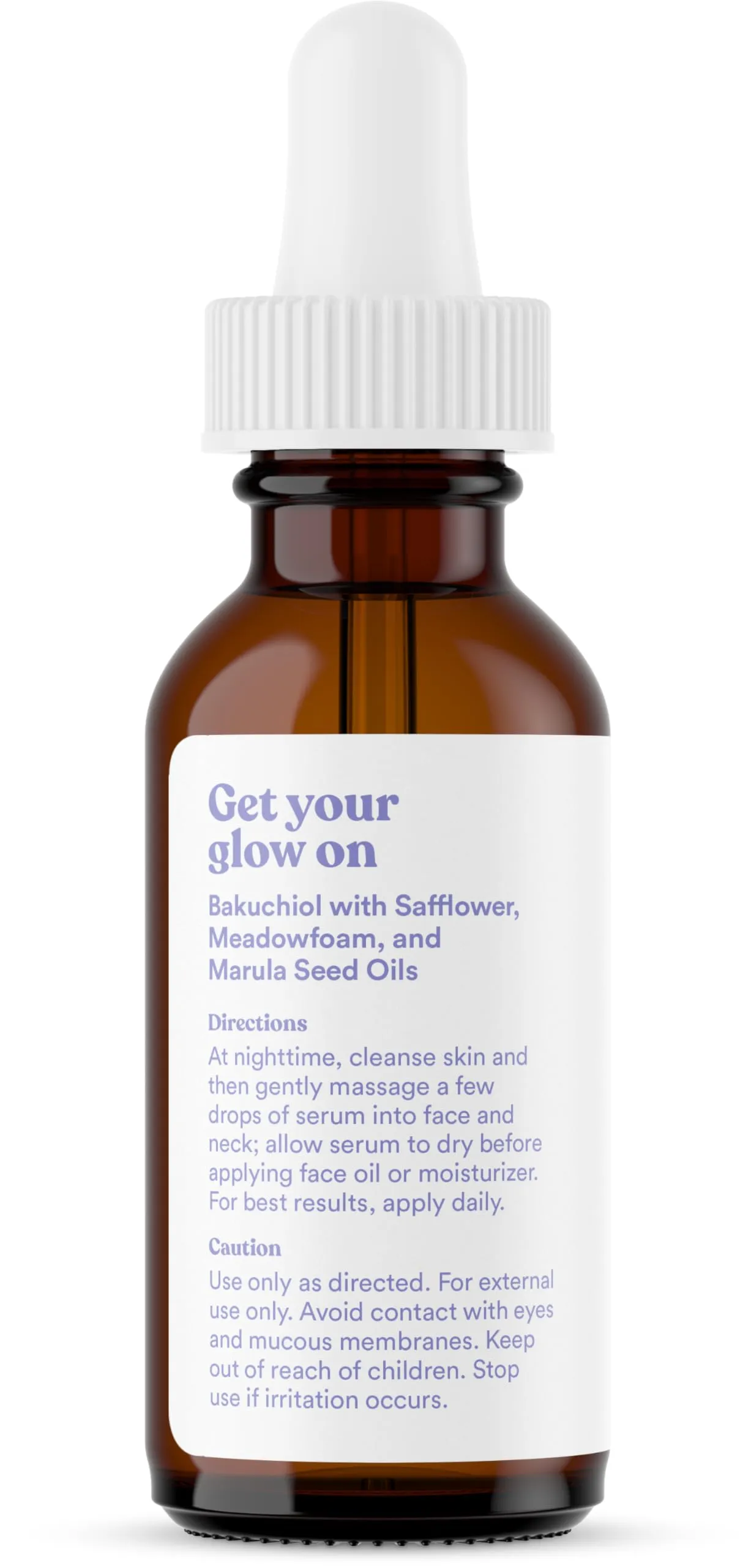 ASUTRA Bakuchiol Nighttime Serum, 1 fl oz - Skin Smoothing Retinol Alternative, Nourish and Hydrate Skin, Gentle Face Serum