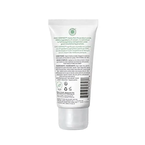 ATTITUDE Hand Cream, EWG Verified, Plant and Mineral-Based Ingredients, Vegan & Cruelty-free Beauty Products for Sensitive Skin, Nourishing, Avocado Oil, 2.5 Fl Oz