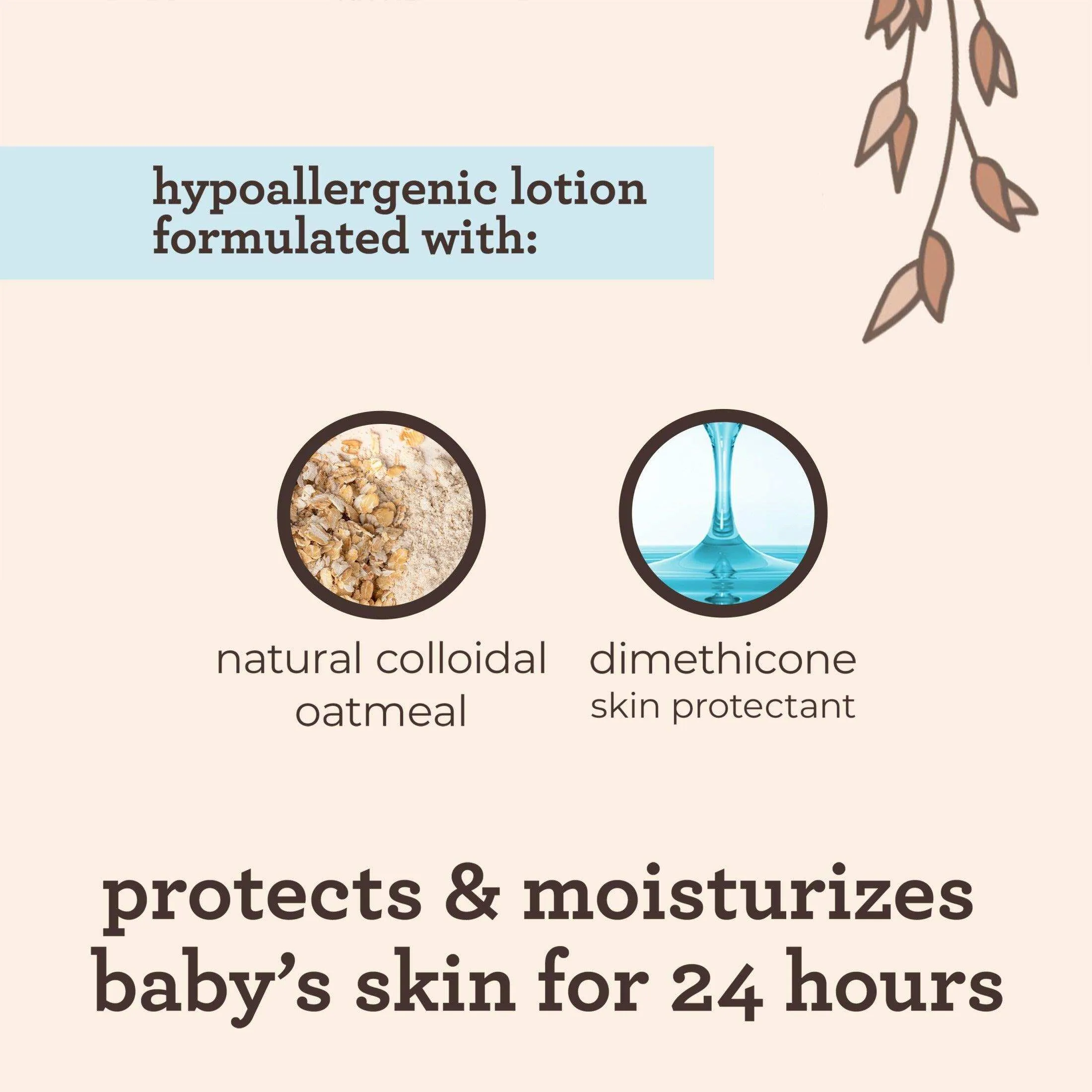 Aveeno Baby Daily Moisture Body Lotion for Delicate Skin with Colloidal Oatmeal - 8oz