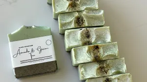 AVOCADO & GREEN TEA HANDMADE NATURAL SOAP BAR