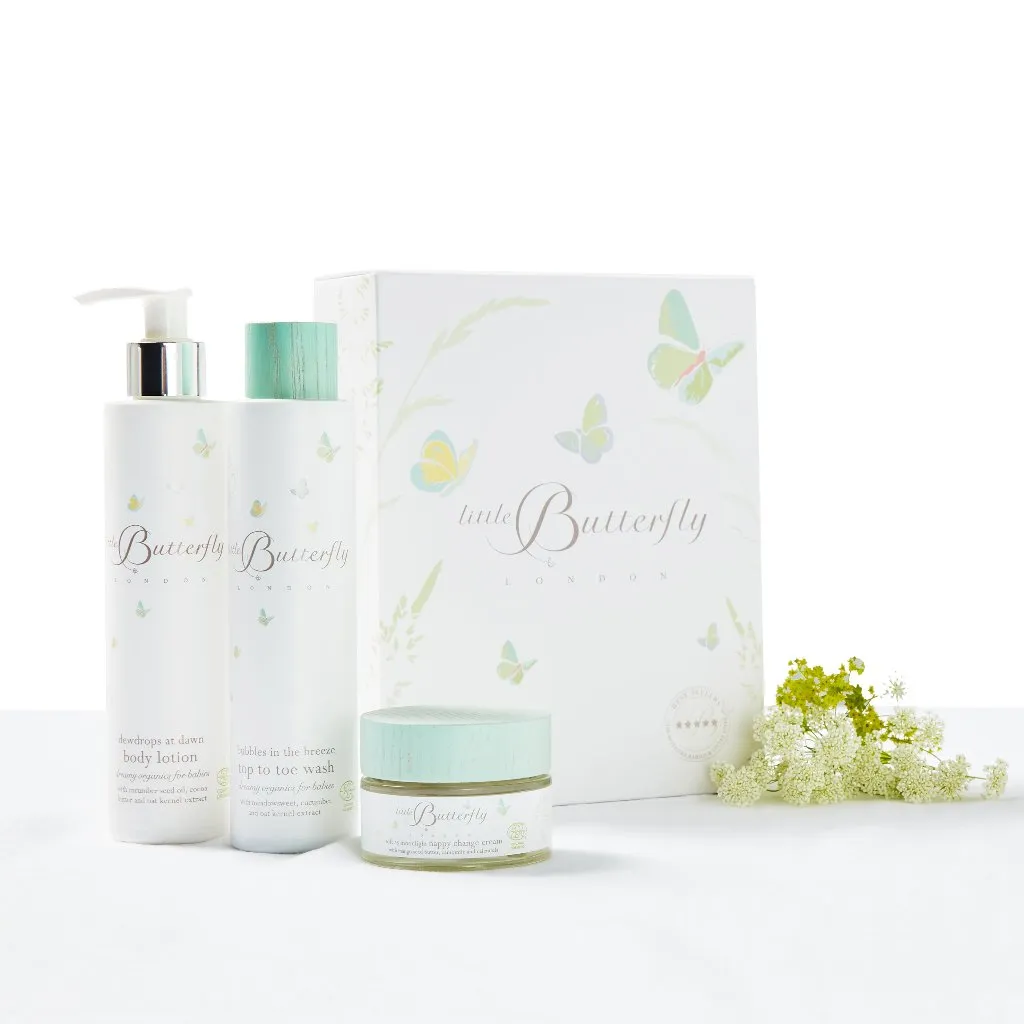 Baby Essentials Skin Care Kit by Little Butterfly London