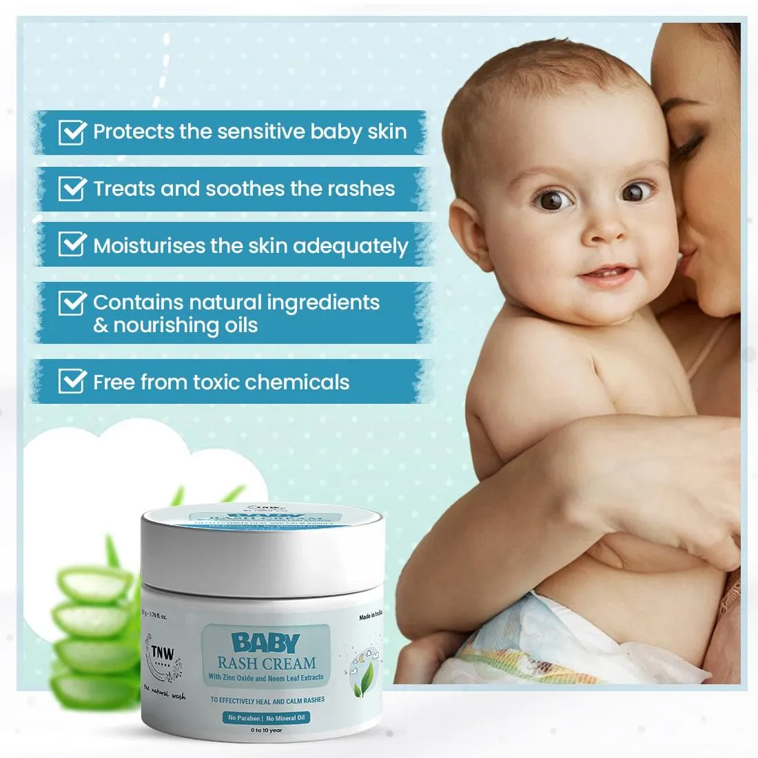 Baby Rash Cream.