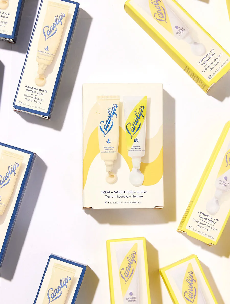 Banana Balm & Lemonaid Lip Treatment Duo