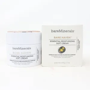 Bareminerals Bare Haven Essential Moisturizing Soft Cream 1.7oz  New With Box