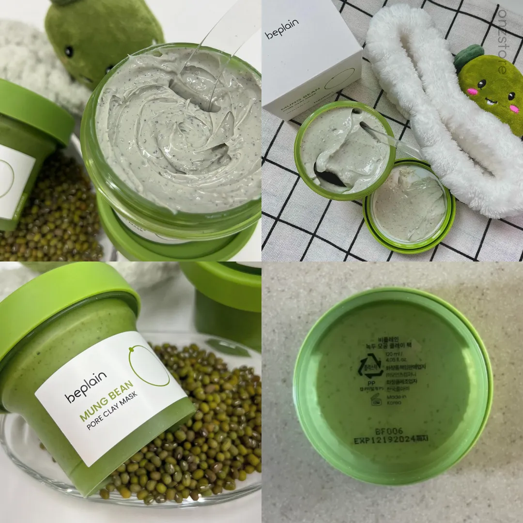 ★Be Plain★ Mung Bean Pore Clay Mask