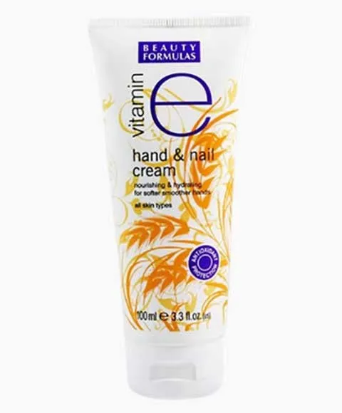 Beauty Formulas Vitamin E Hand And Nail Cream 100ml