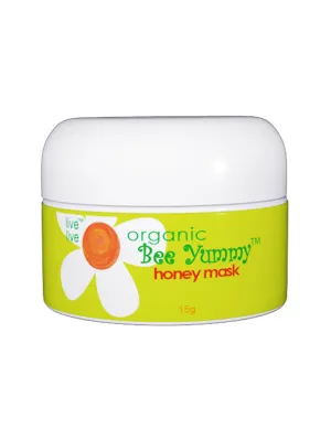 bee yummy honey mask, live live & organic