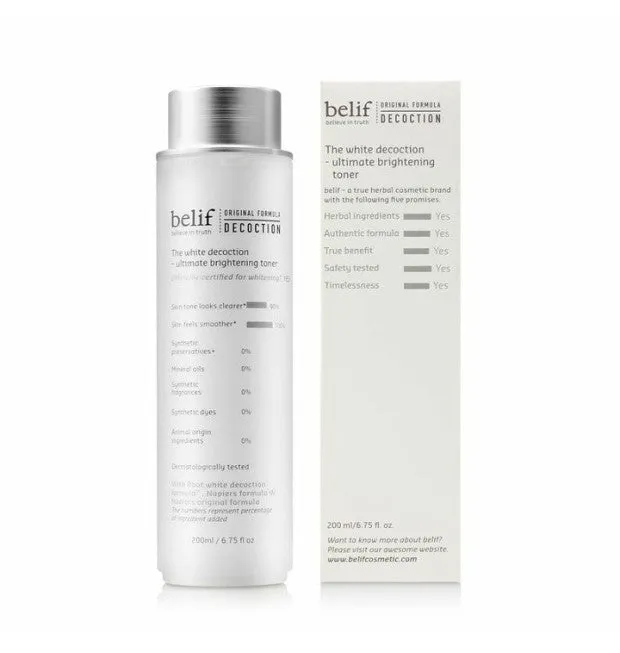 Belif The White Decoction - Ultimate Brightening Toner 200ml