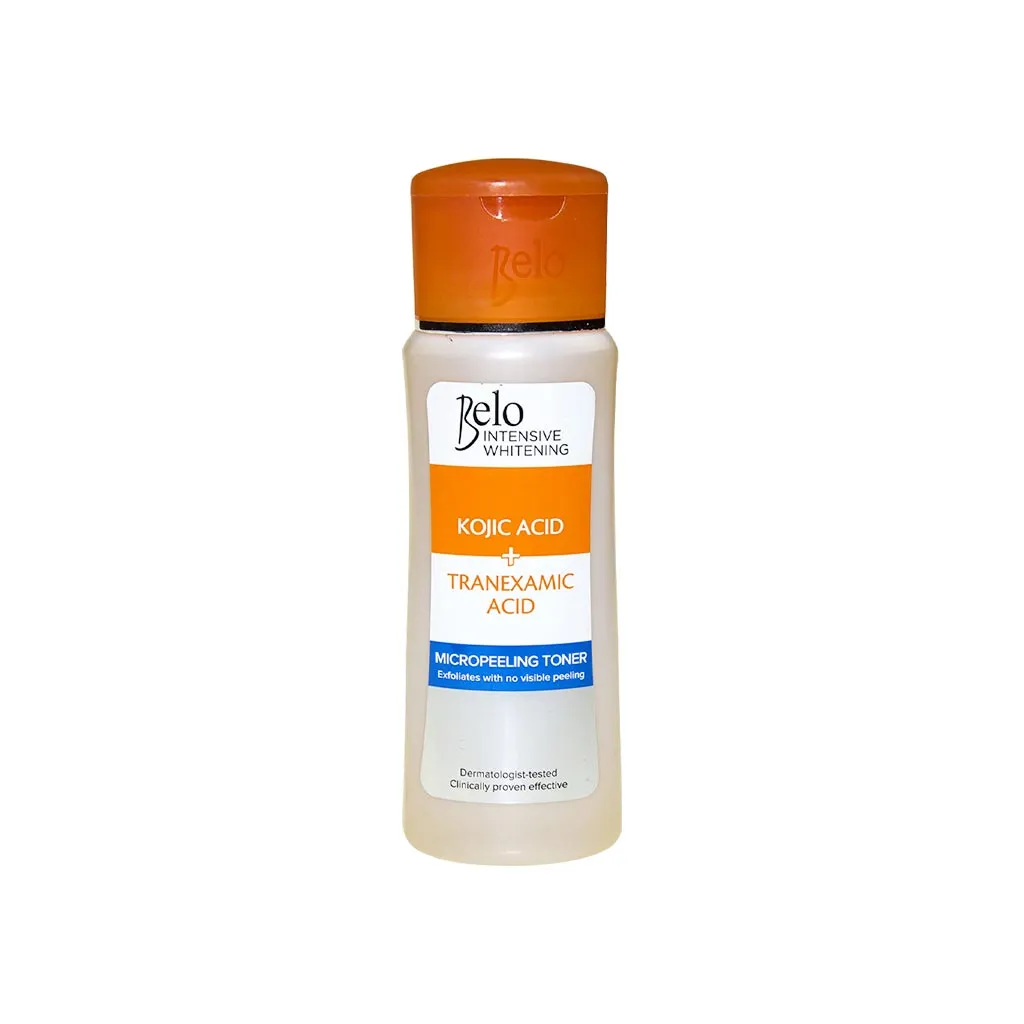 Belo Intensive Whitening Kojic Acid & Tranexamic Acid Micropeeling Toner - 60 Ml