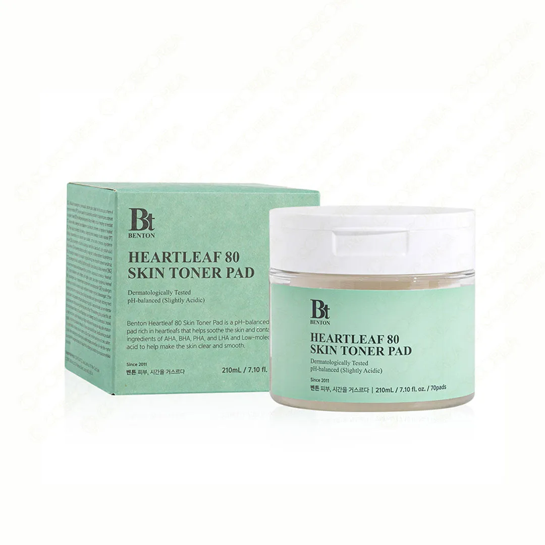 Benton Heartleaf 80 Skin Toner Pad 70sheet