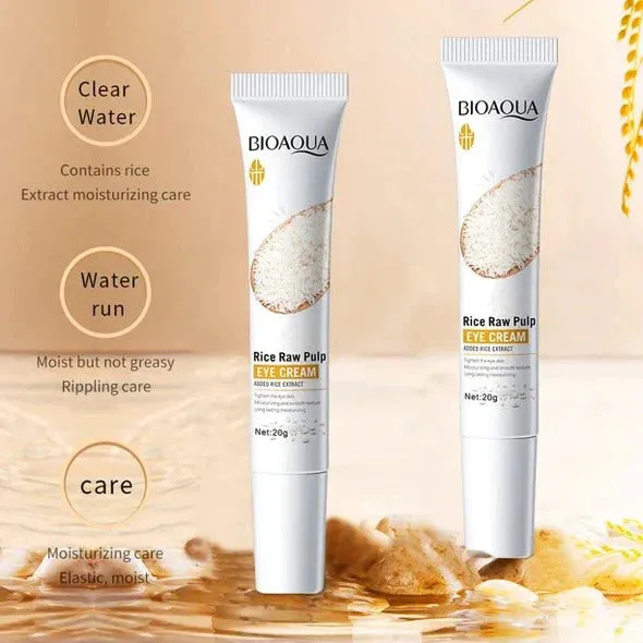 BioAqua - Rice Raw Pulp Eye Cream