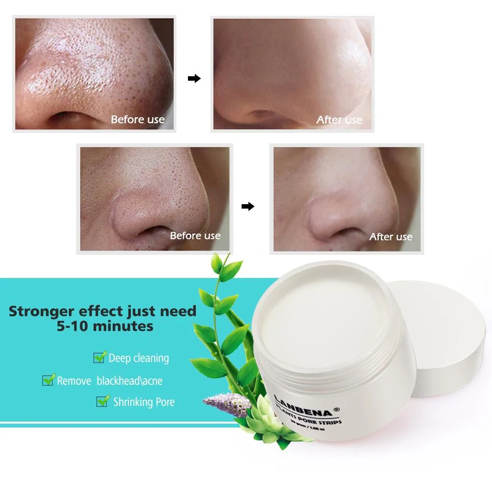 Blackhead Remover Nose Mud Mask Pore Strip Peeling Acne Treatment