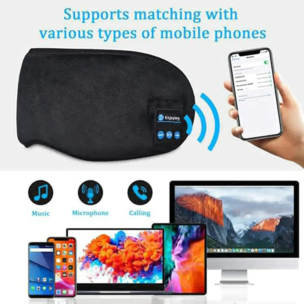 Bluetooth Sleeping Eye Mask with Headphones