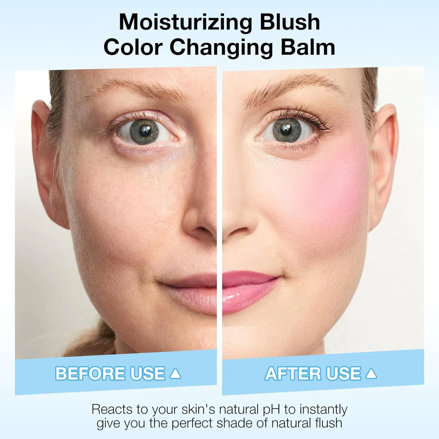 Boobeen Lightweight Blush Rouge Color Changing Blusher for Cheeks and Lips Balm Multi Use Cream Easy To Blend, Blush Oil Natural Dewy Finish