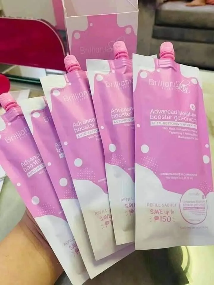 Brilliant Skin Essentials Advance Moisture Booster gel-cream - Auto Restoring Hydrator - 50g - SACHET
