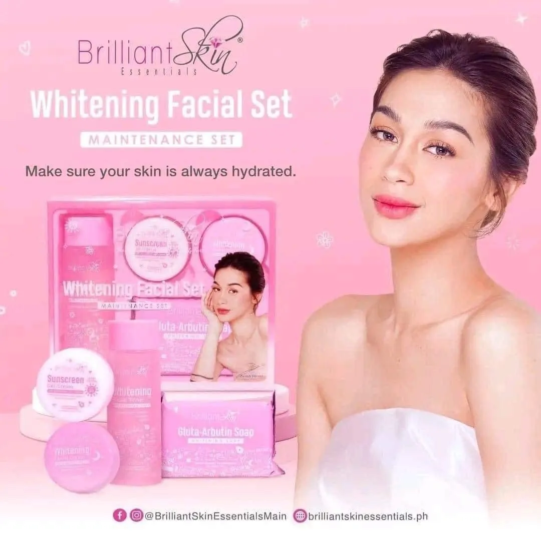 Brilliant Skin Essentials "NEW" Whitening Facial set ( Maintenance set ) - with 120ml toner