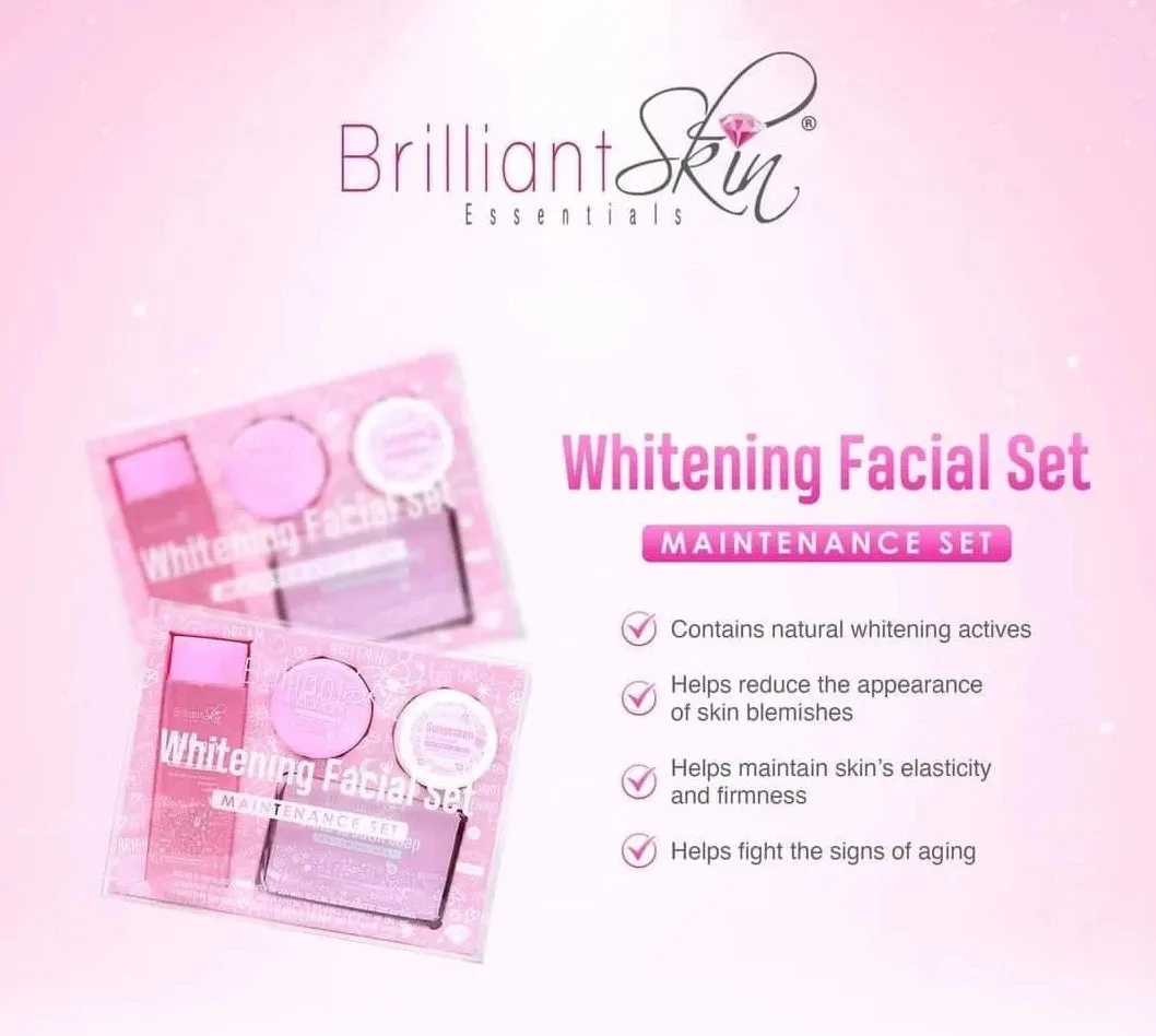 Brilliant Skin Whitening Facial Maintenance Set - BRILLS01