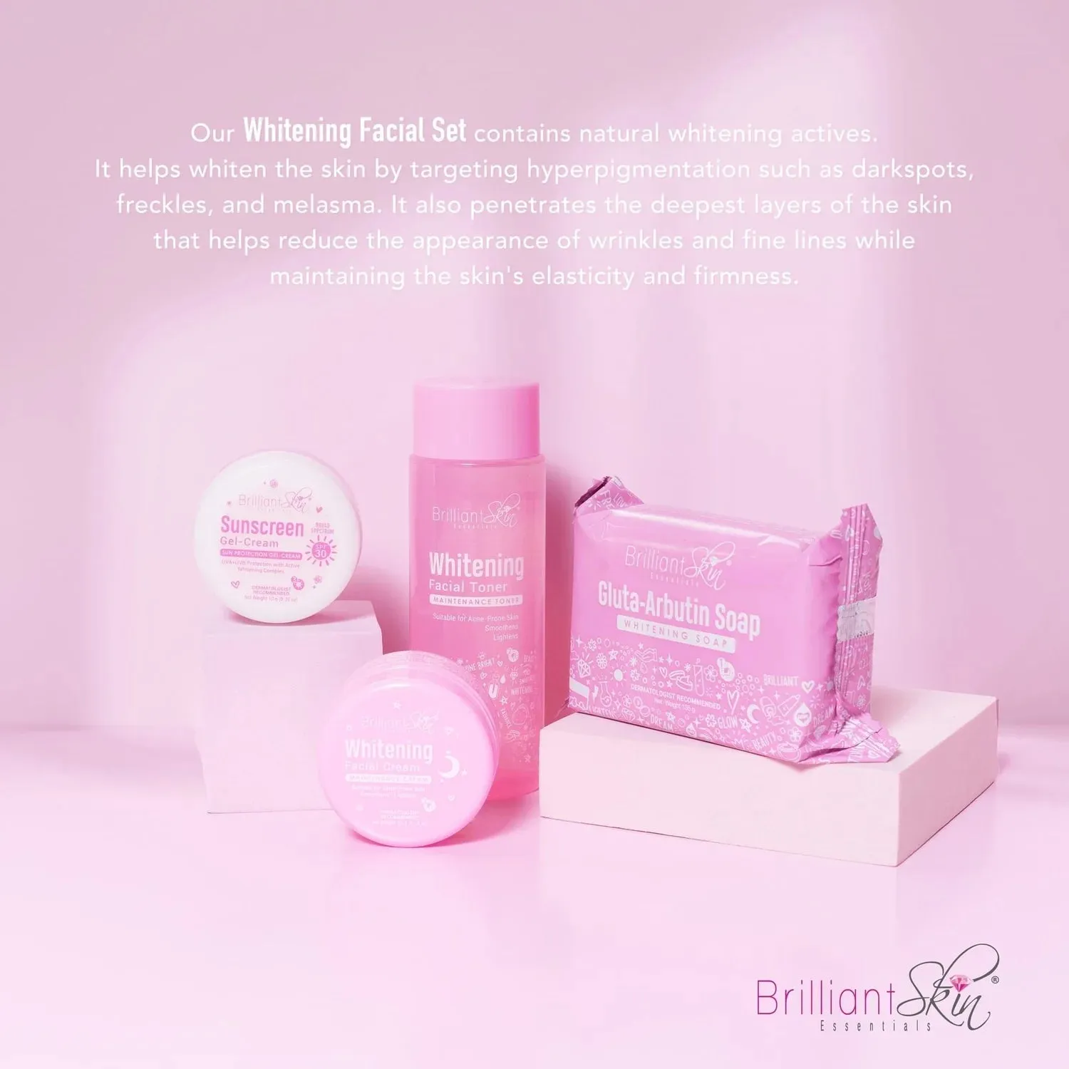 Brilliant Skin Whitening Facial Maintenance Set - BRILLS01