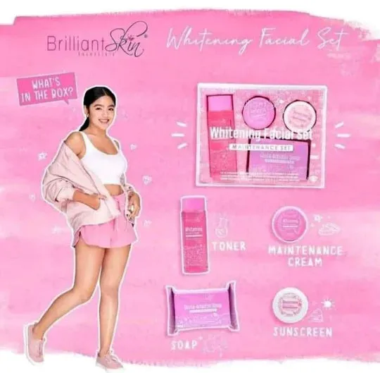 Brilliant Skin Whitening Facial Maintenance Set - BRILLS01