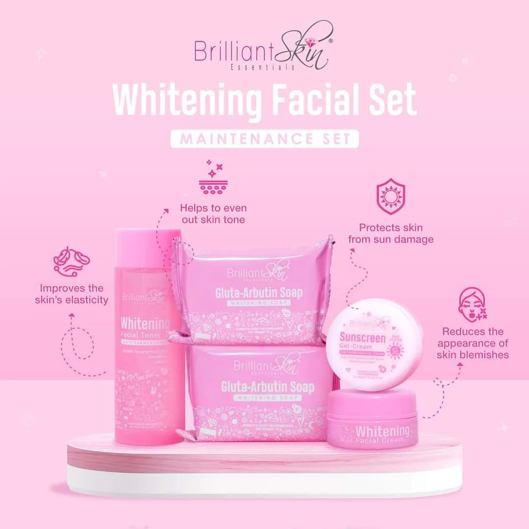 Brilliant Skin Whitening Facial Maintenance Set - BRILLS01
