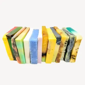 Bundle of 6 to 8 assorted soap loaf ends
