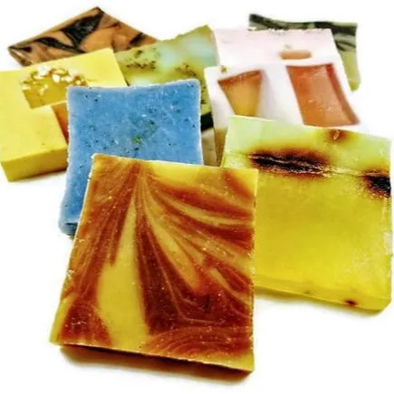 Bundle of 6 to 8 assorted soap loaf ends
