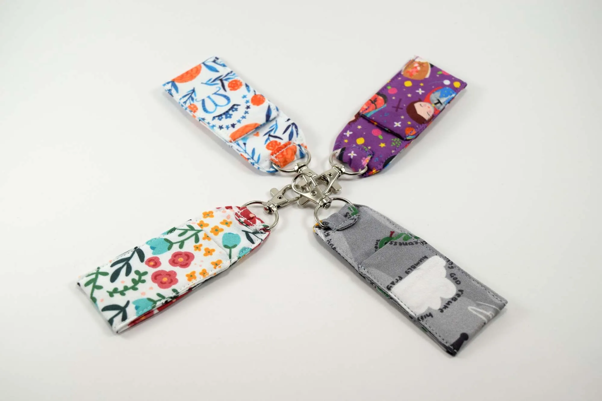 Catholic Chapstick Holder - Floral Hail Mary