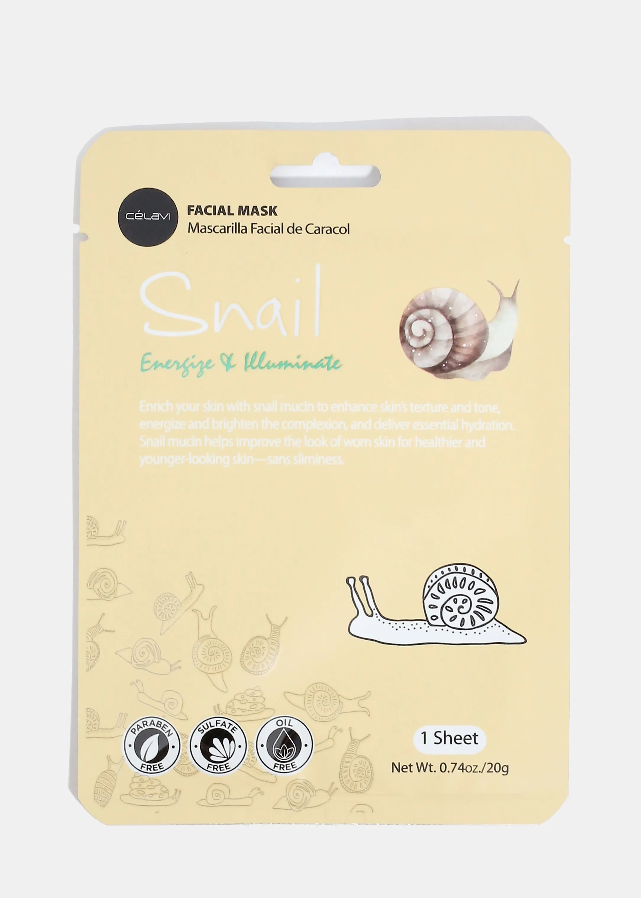 Celavi Snail Sheet Mask